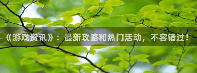 手机版优贝娱乐客户端下载：《游戏资讯》：最新攻略和热门活动，